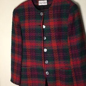 Vintage tweed 2 piece skirt suit